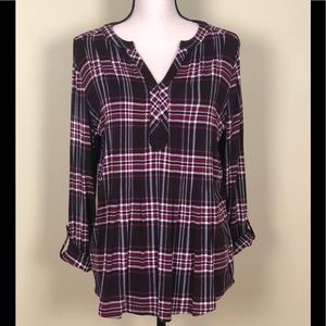 Wesport 1962 Burgundy blouse